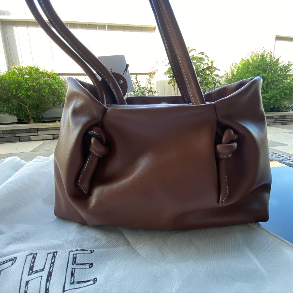 SOLD NWT Brown Shoulder Bag with Knot Design - Picture 10 of 10